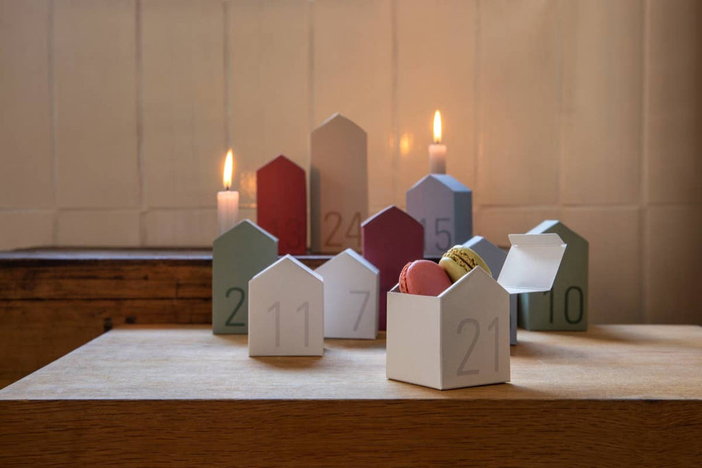 Advent calendar village