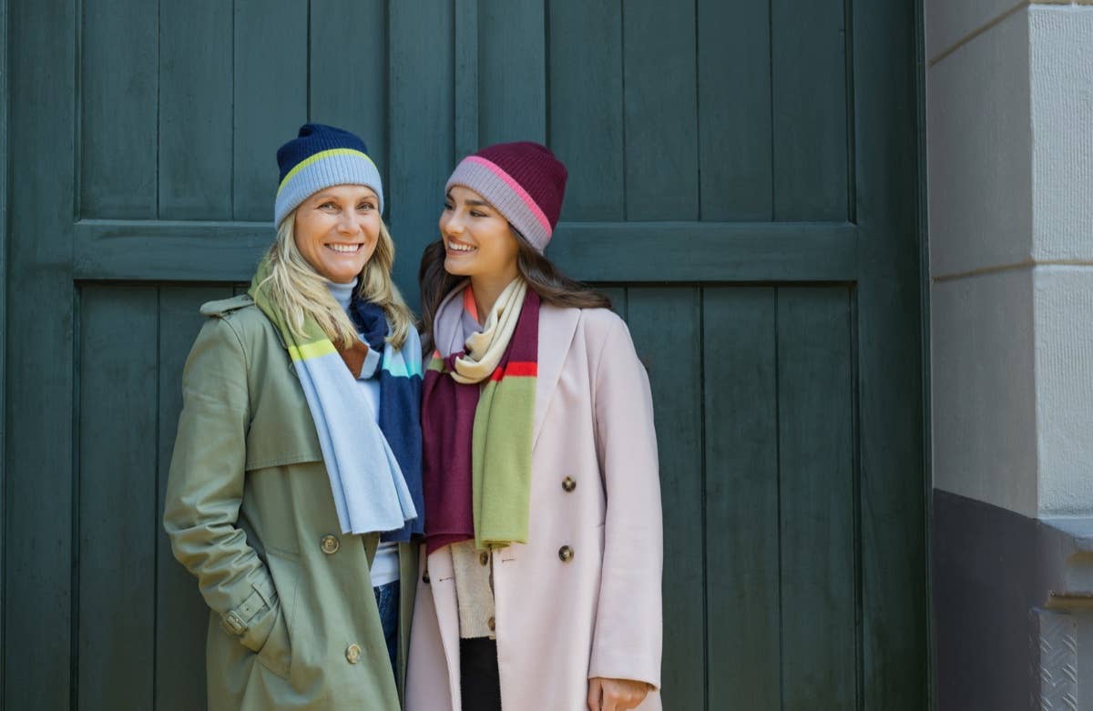 Wool and cashmere scarf 'Tomke'
