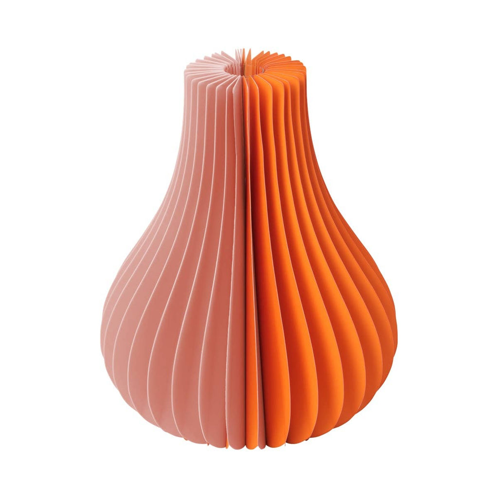 Paper vase 'Yuki' orange